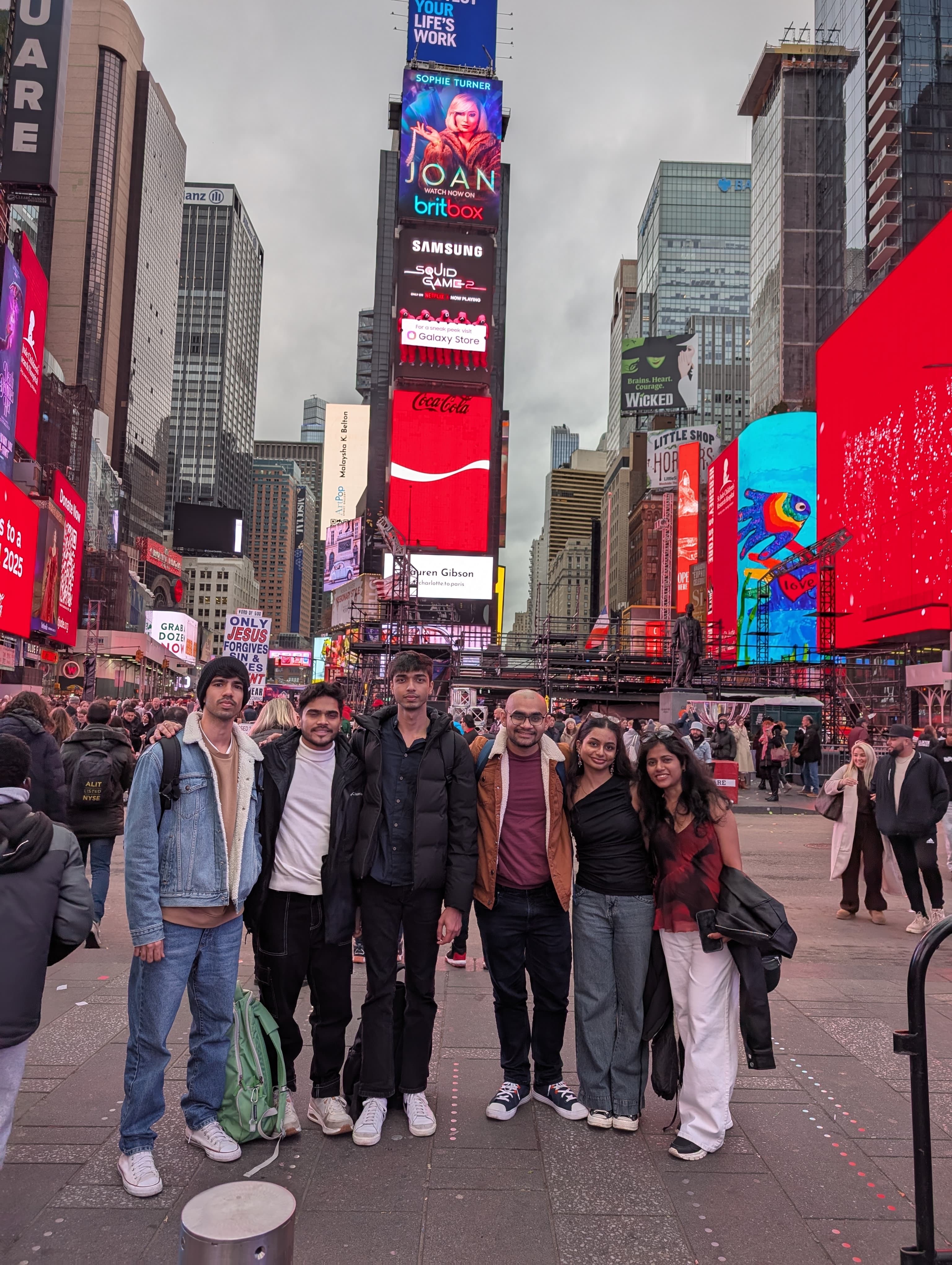 Times Square At New York City on New Years Eve
