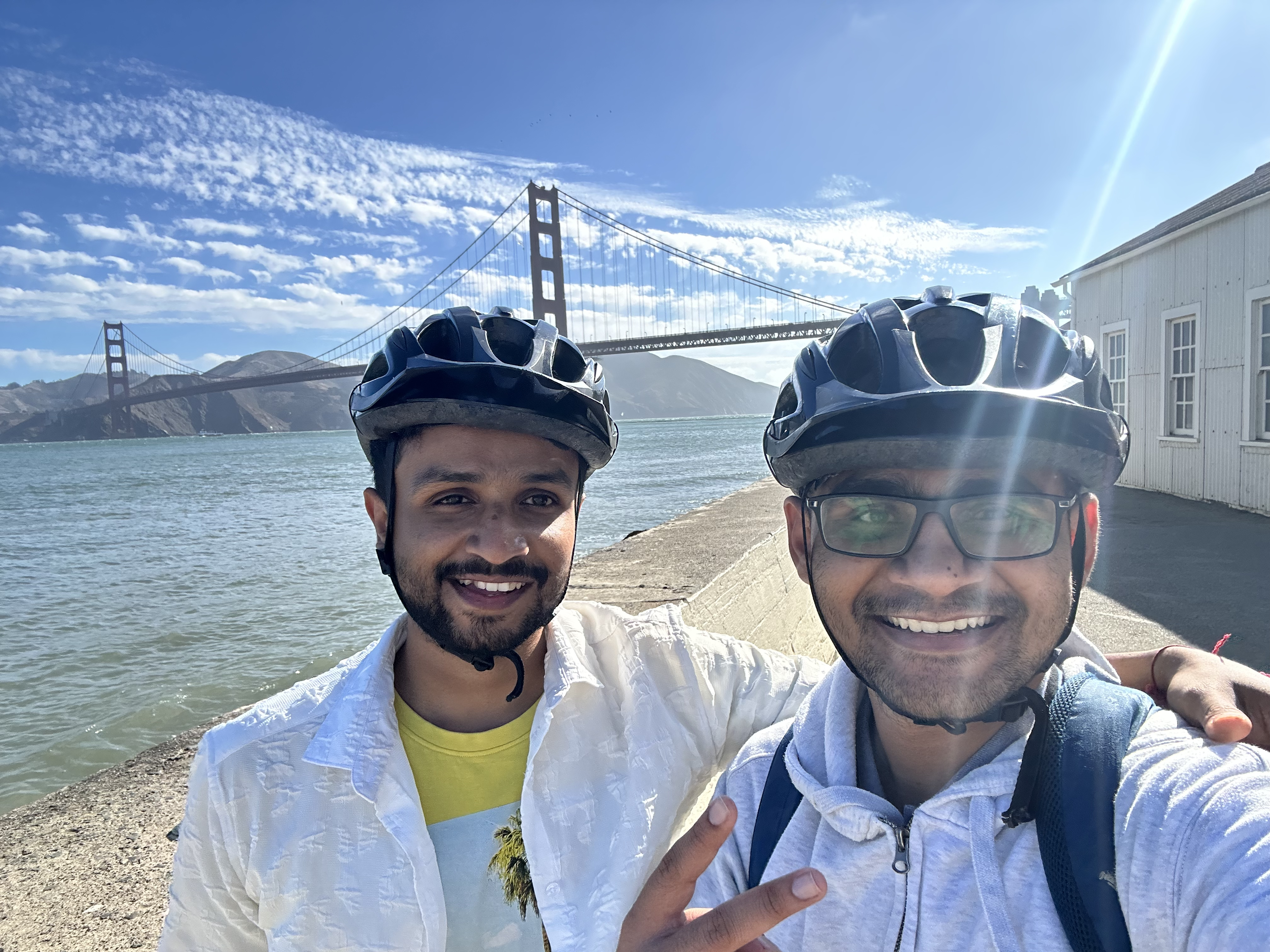 San Francisco Biking Selfie