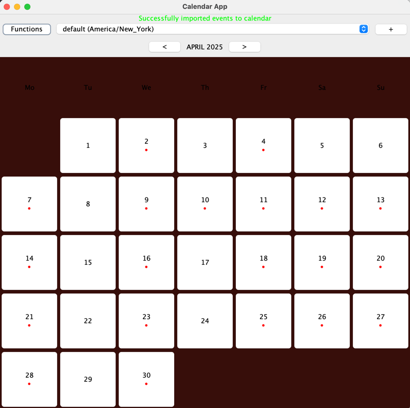Calendar Project